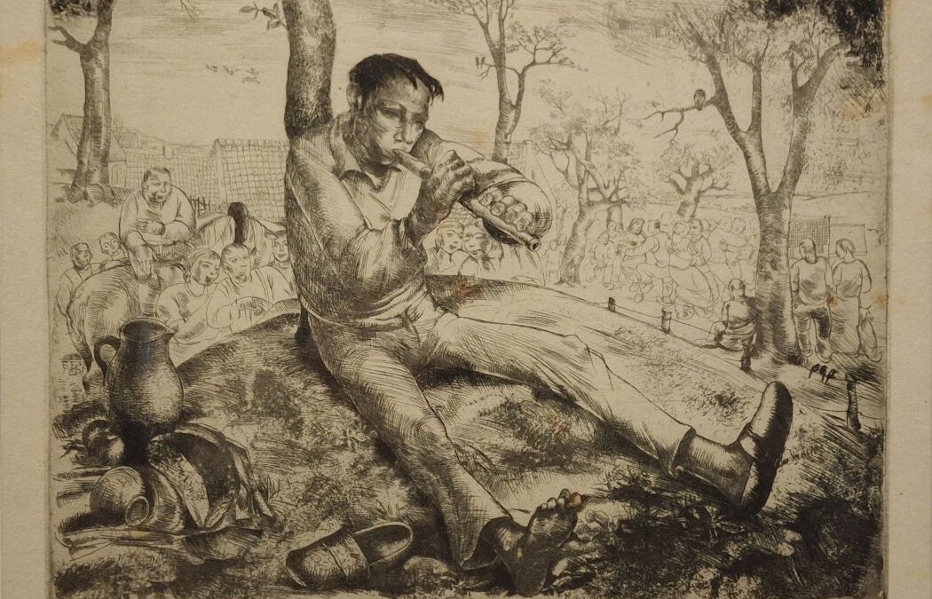 Verbeeld met burijn. Grafiek van Gustaaf De Bruyne (1914-1981)