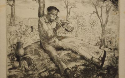Verbeeld met burijn. Grafiek van Gustaaf De Bruyne (1914-1981)