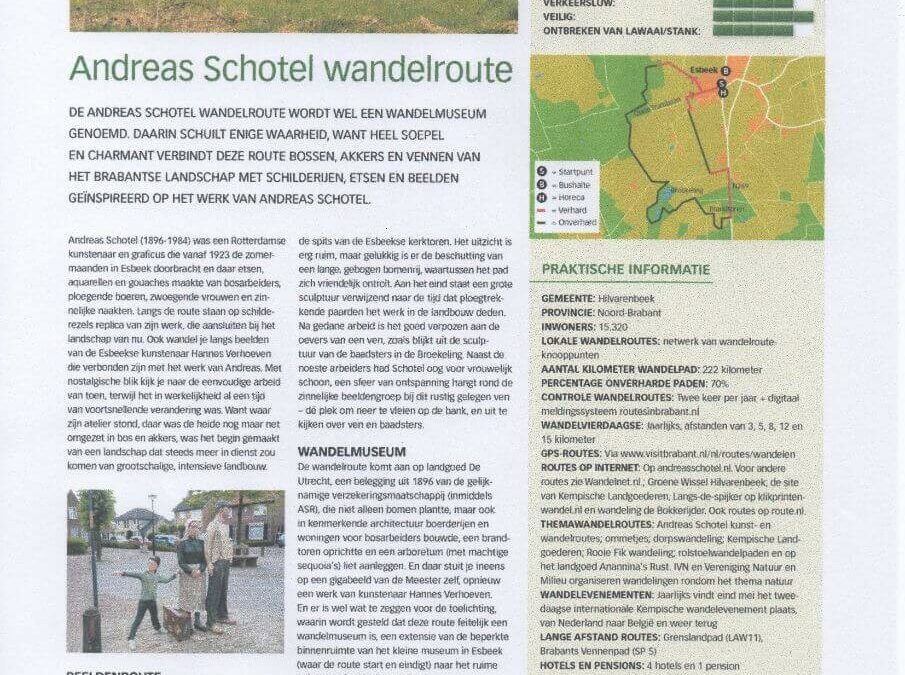 uit Te Voet, wandelkrant maart/april 2018