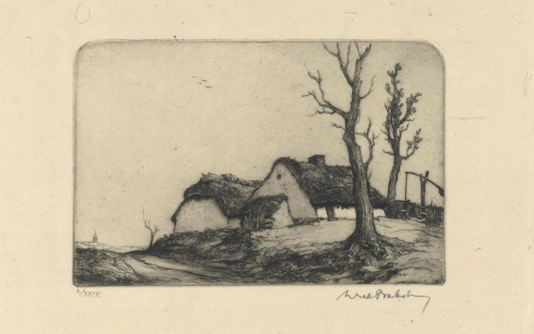 Andreas Schotel tussen twee paardenoren